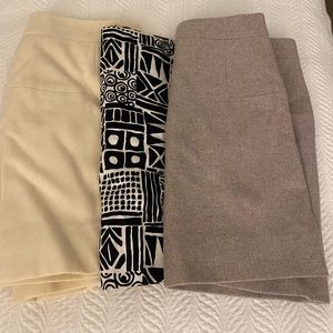 Bundle of 3 J.CREW Mini Women’s skirts, size 2,